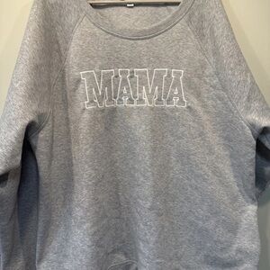 ruby & lace maternity size XL gray mama sweatshirt